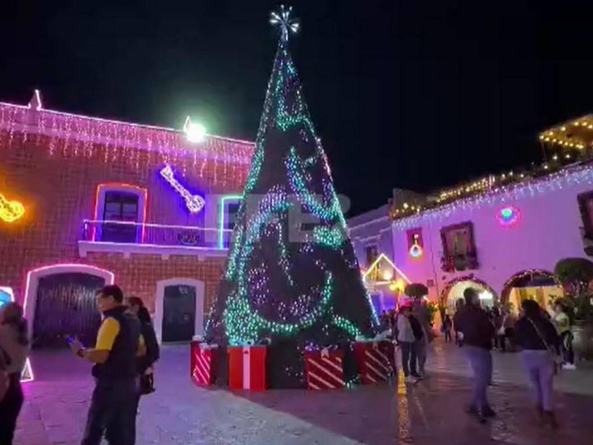 La kilométrica villa navideña que atrae turistas a Atlixco, un pueblo mágico en México