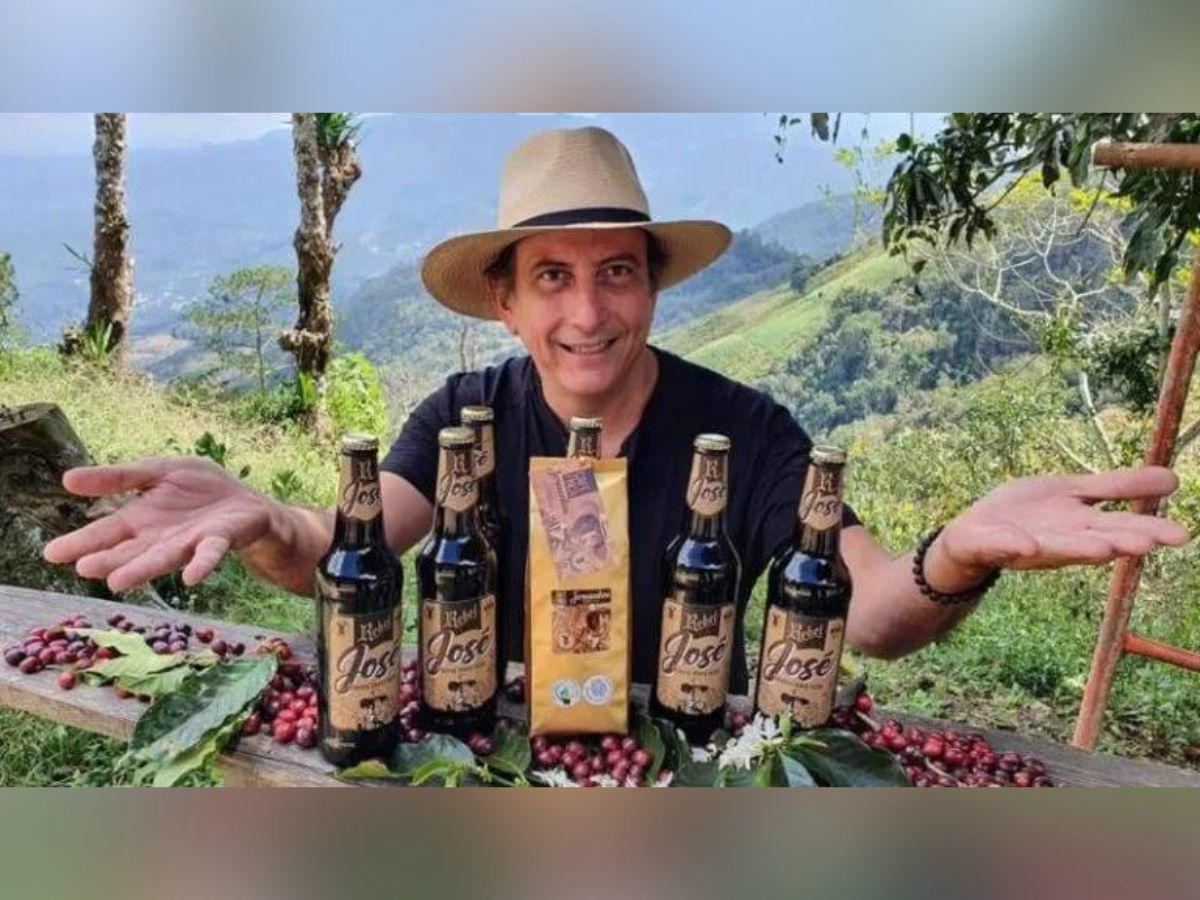 José Rebel es una cerveza artesanal producida con café hondureño.