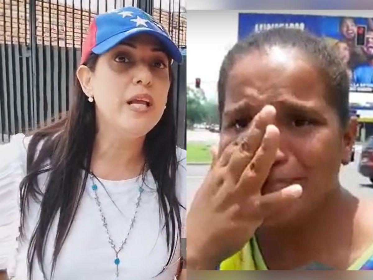 Venezolanas lloran al no poder votar en Embajada de Venezuela en Honduras