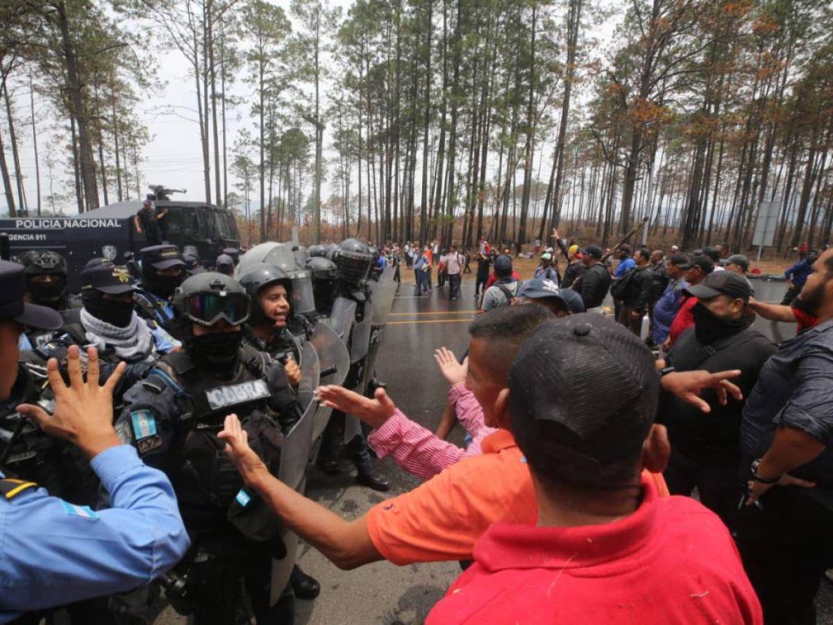 Gobierno apoya acciones de la Policía, tras desalojo de protesta en la CA-5