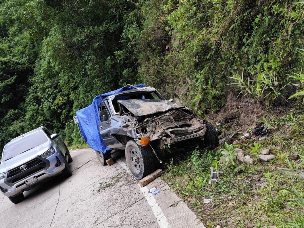 Accidente vial en Intibucá deja una persona muerta y varios heridos