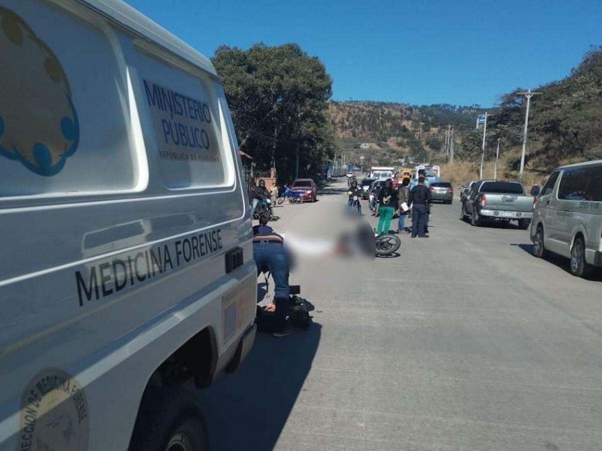 El accidente ocurrió a la altura de la aldea Cerro Grande, al norte de Comayagüela.