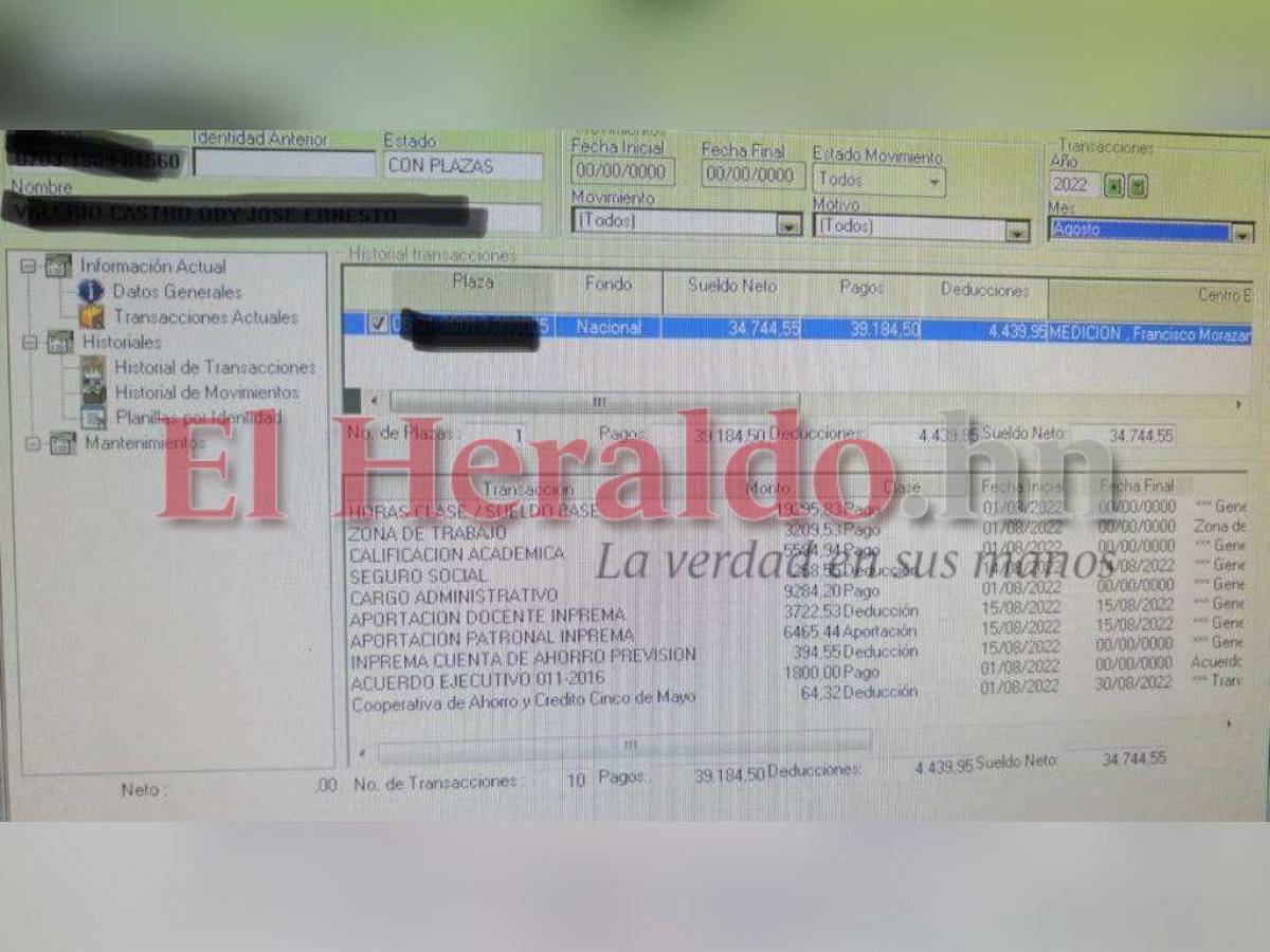 Movimientos irregulares se muestran en varios documentos en poder de EL HERALDO.