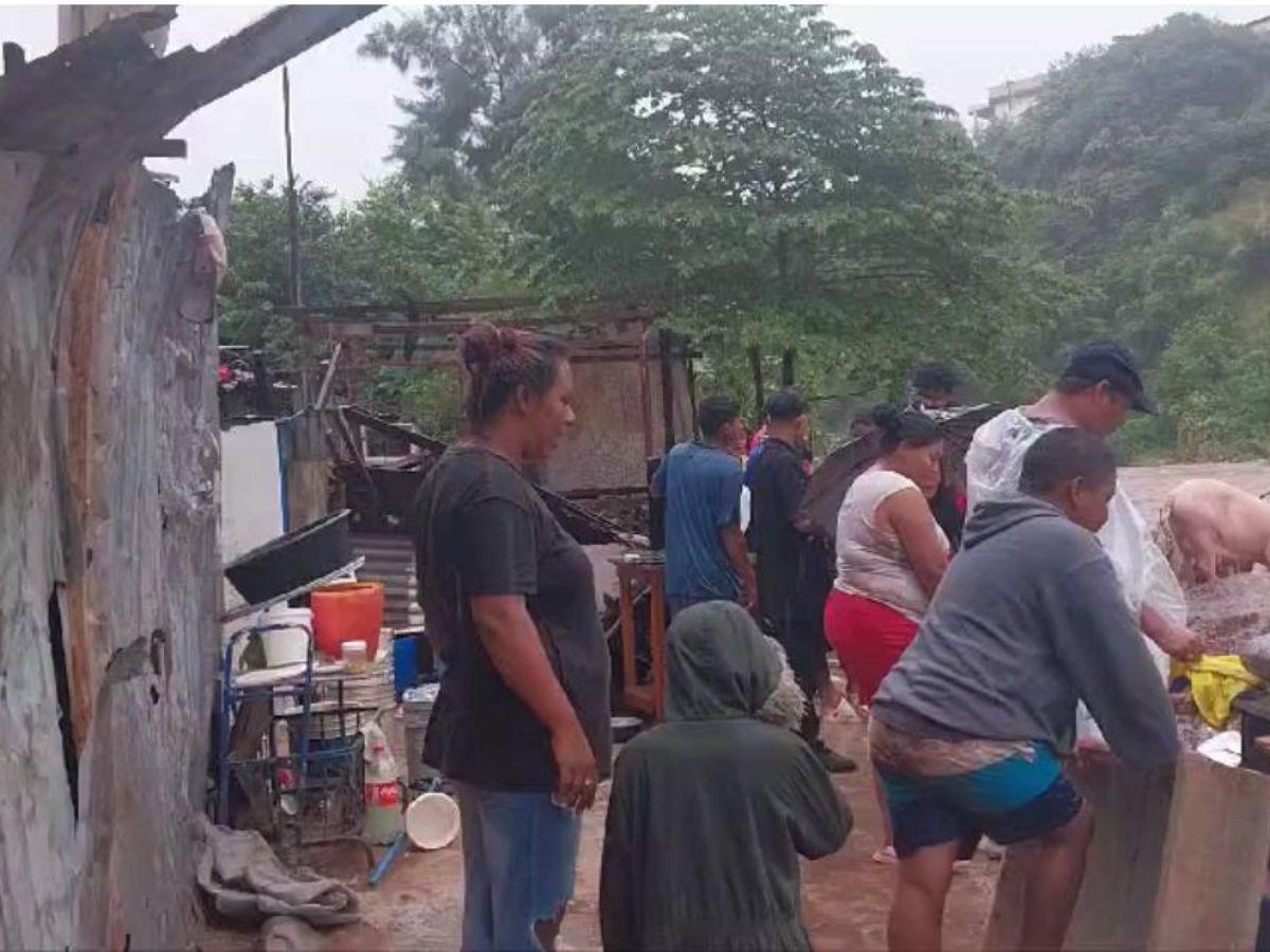 ¡Desastre! Así se encuentra el río Choluteca tras su desbordamiento en la capital