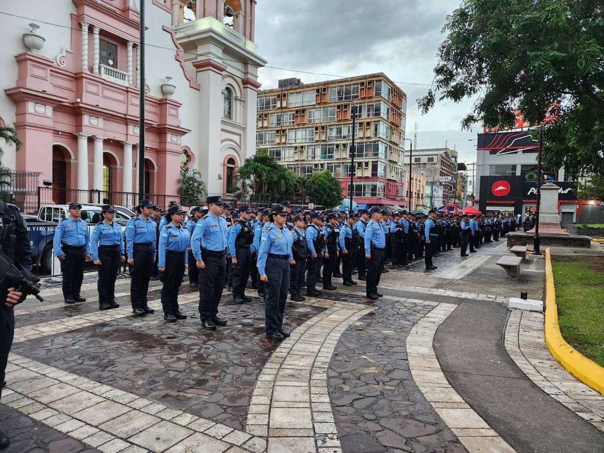 Despliegue policial masivo en el Valle de Sula por Navidad Segura