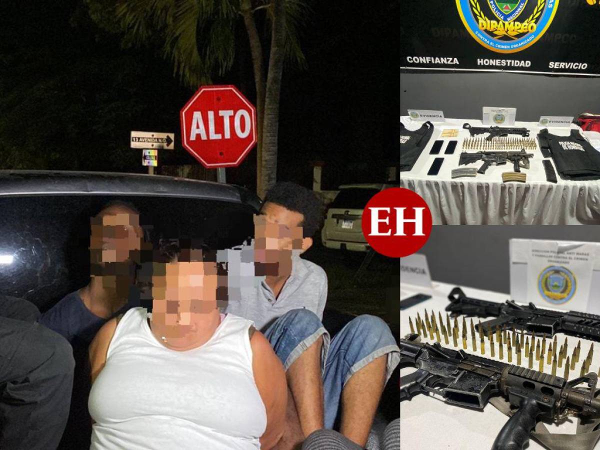 Tras enfrentamiento armado en SPS, capturan a otros cuatro pandilleros ligados a la extorsión