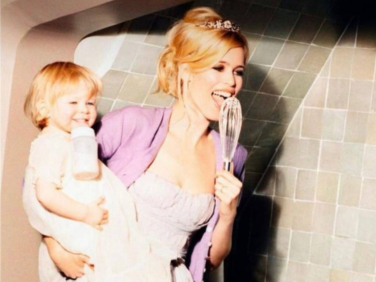 Clementine Vaughn, el vivo retrato de su madre, Claudia Schiffer