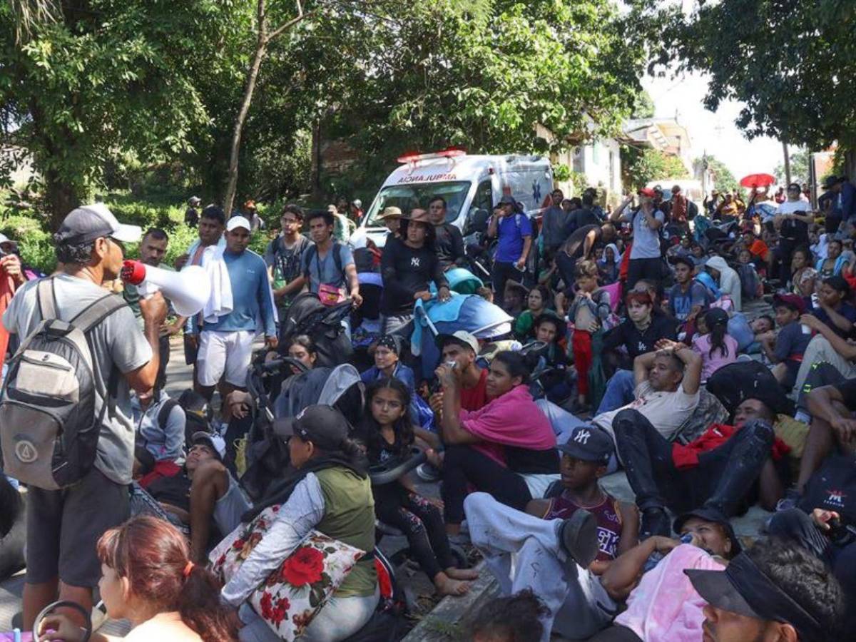 El drama que viven las caravanas de migrantes: riesgos, cansancio y bloqueos