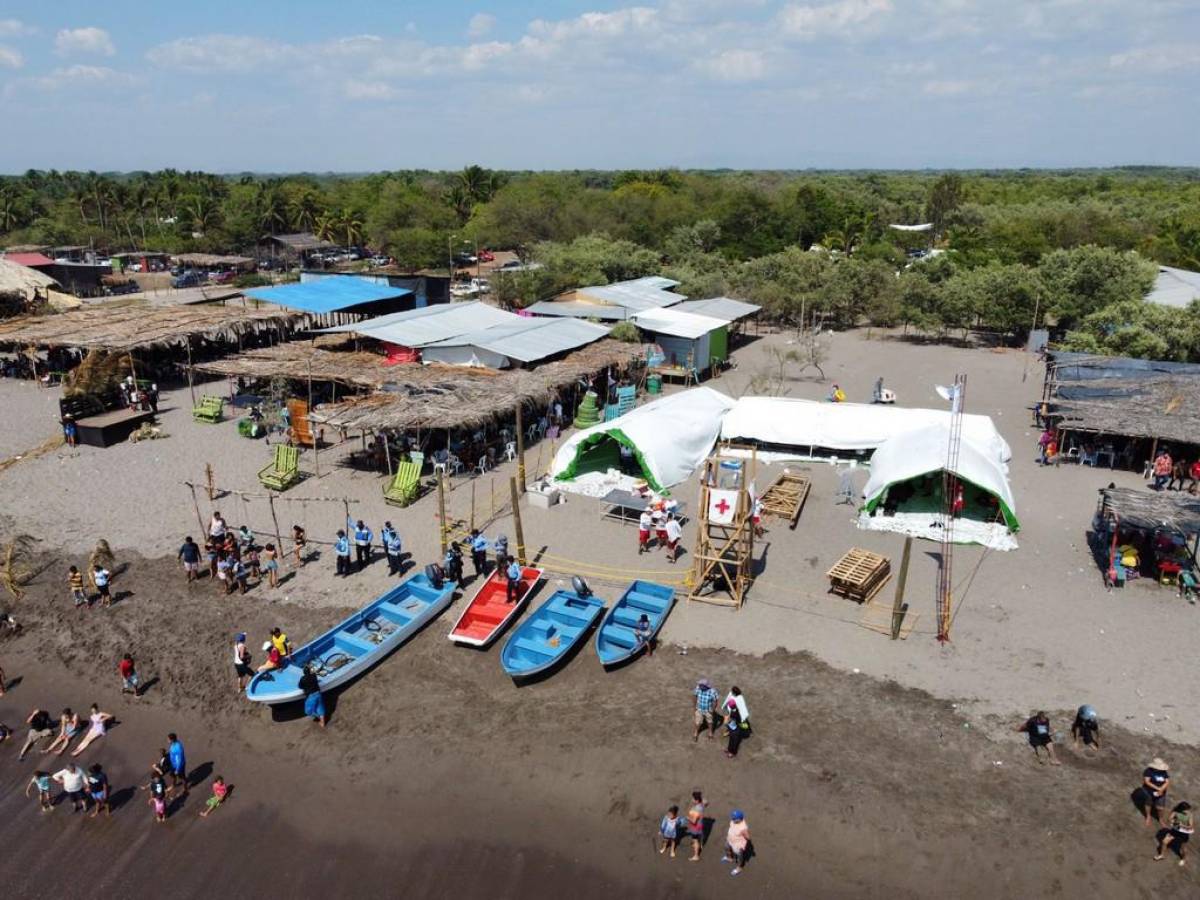 Así se observaba el ambiente en la zona sur hasta donde parte de la población acudió a disfrutar del feriado.