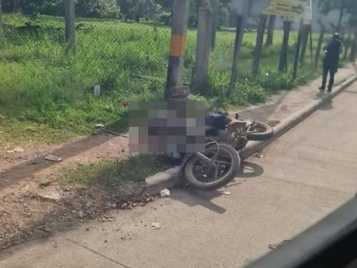 Sicarios matan a motociclista en Villanueva, Cortés, en plena marcha