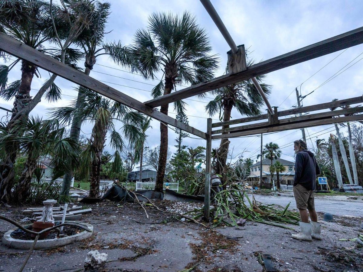 Cuatro muertos y devastación deja Milton en su paso por Florida