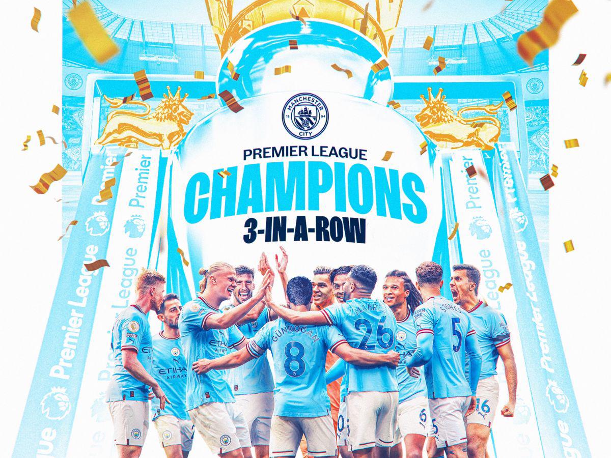 Manchester City se corona campeón de la Premier League