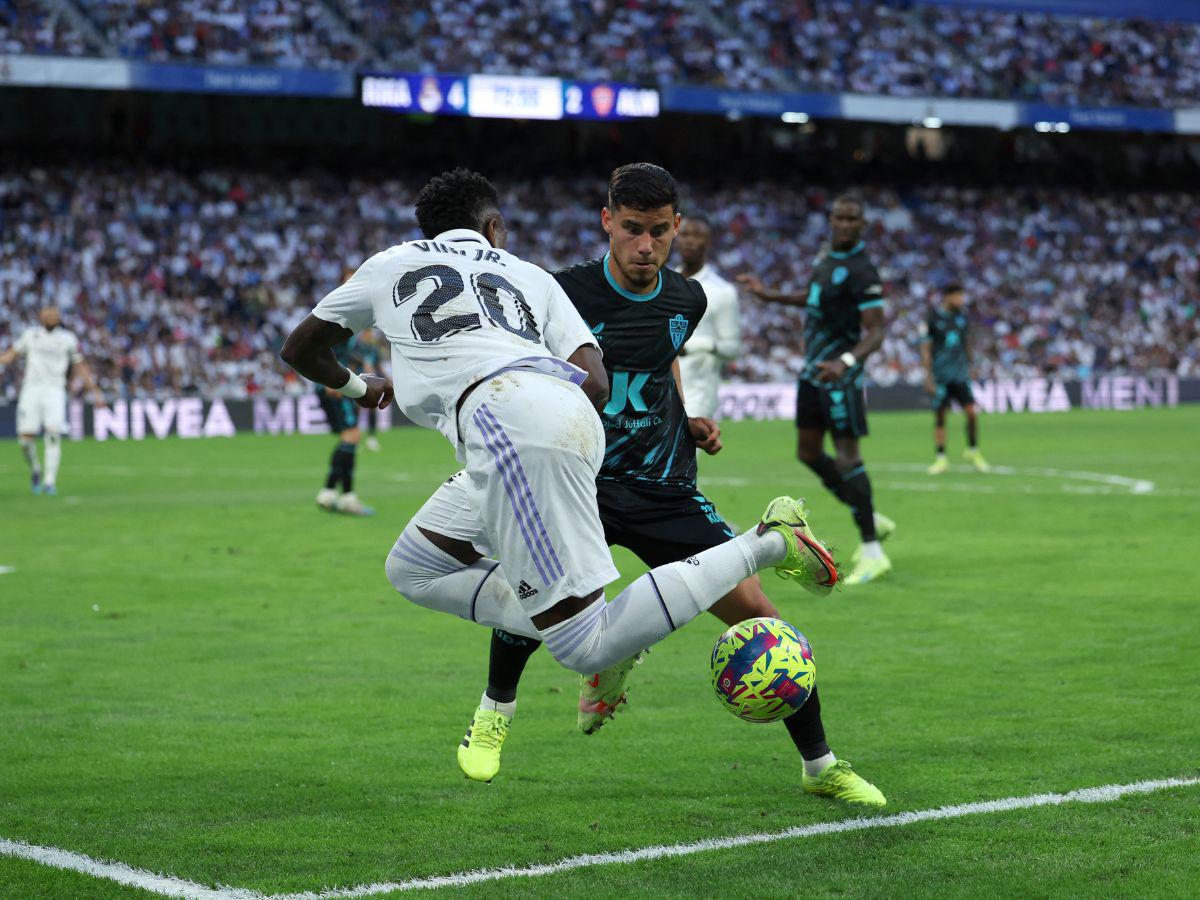 Vinicius Jr. fue el jugador que mayor desequilibrio aportó en el juego.