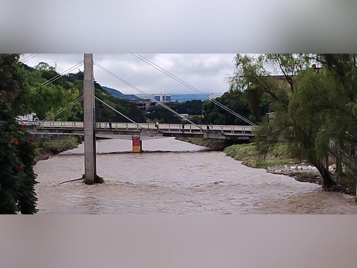 Caudal del río Choluteca disminuye tras las lluvias de la tormenta Sara