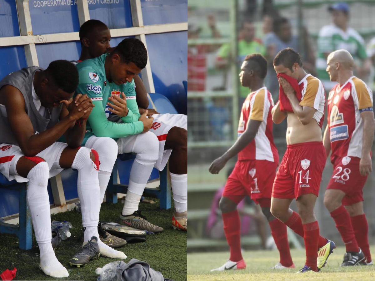 Todos los equipos y técnicos que han descendio en la Liga Nacional de Honduras