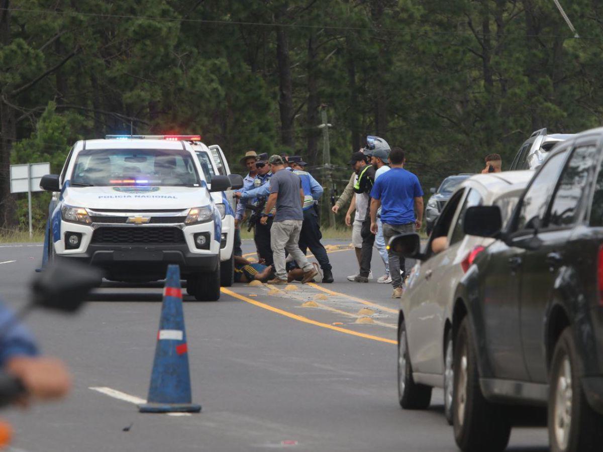 Familiares bajaron de una patrulla y golpearon a hombre implicado en accidente en Zambrano