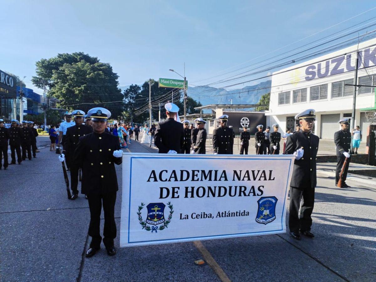 Fervor y patriotismo en los desfiles patrios 2024 en La Ceiba, Atlántida