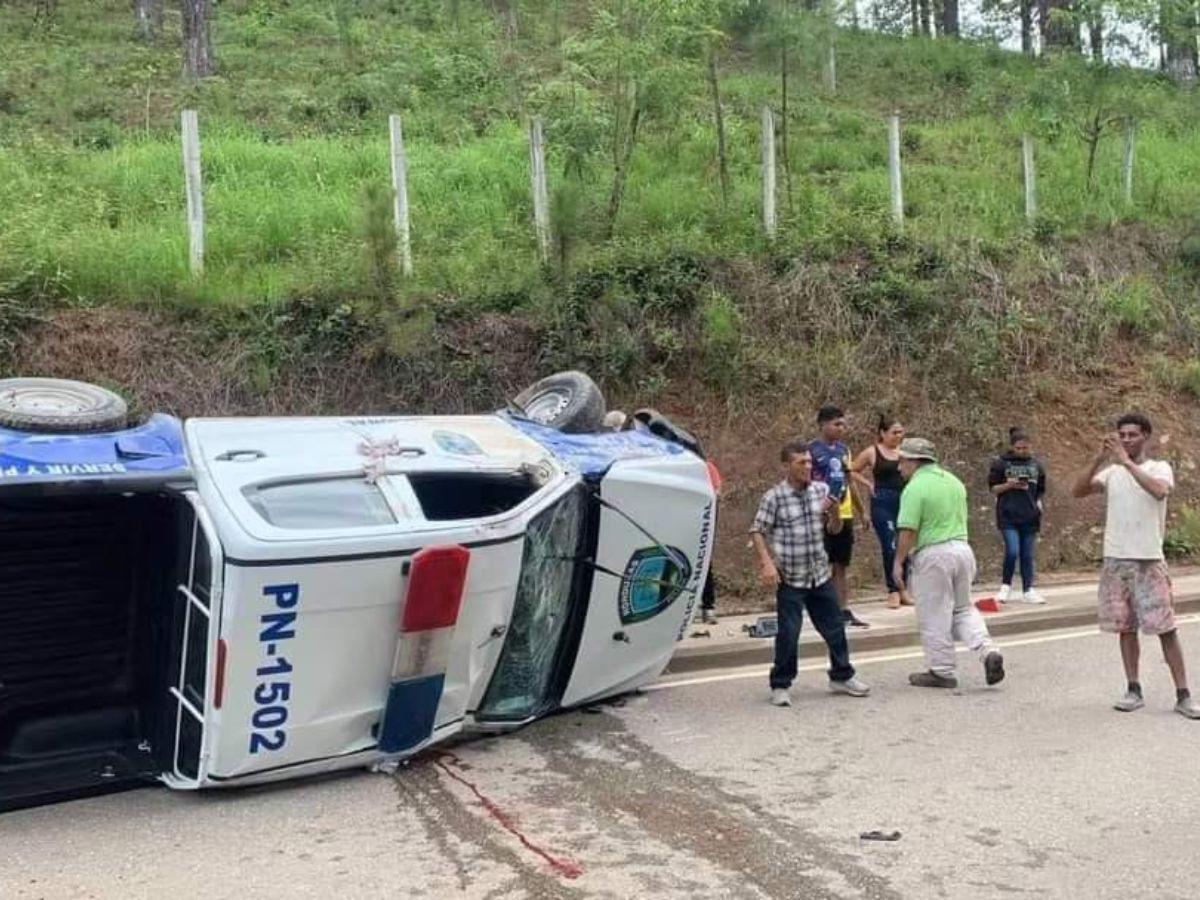 El accidente tuvo lugar en la entrada del municipio de Campamento, específicamente a unos 20 metros del centro turístico La Picona.