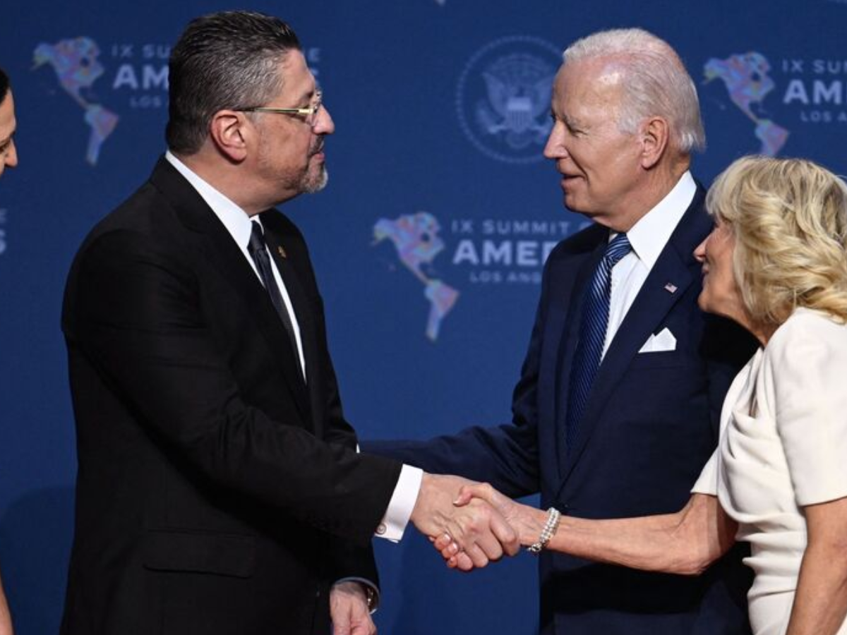 Biden recibirá al presidente de Costa Rica en la Casa Blanca