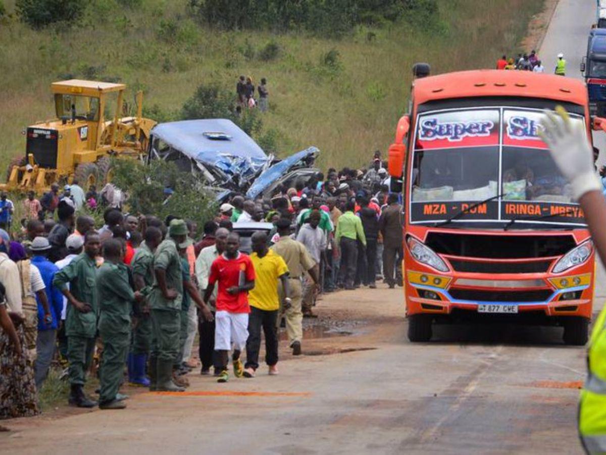 Al menos 25 muertos en cuádruple accidente en Tanzania