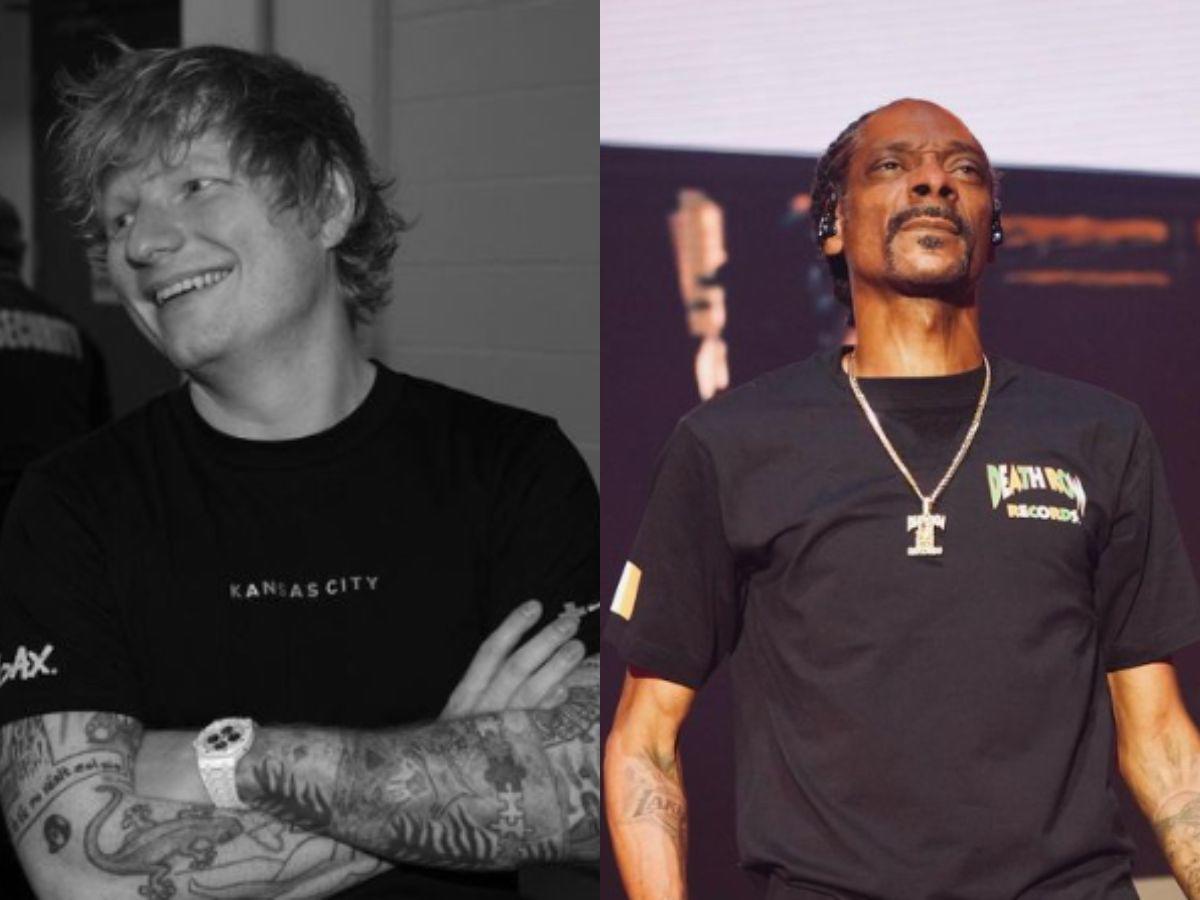 Sheeran revela que perdió temporalmente la vista por fumar marihuana con Snoop Dogg