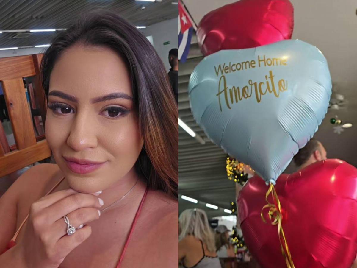 Alejandra Rubio sorprende a Javian Thompson con romántica bienvenida