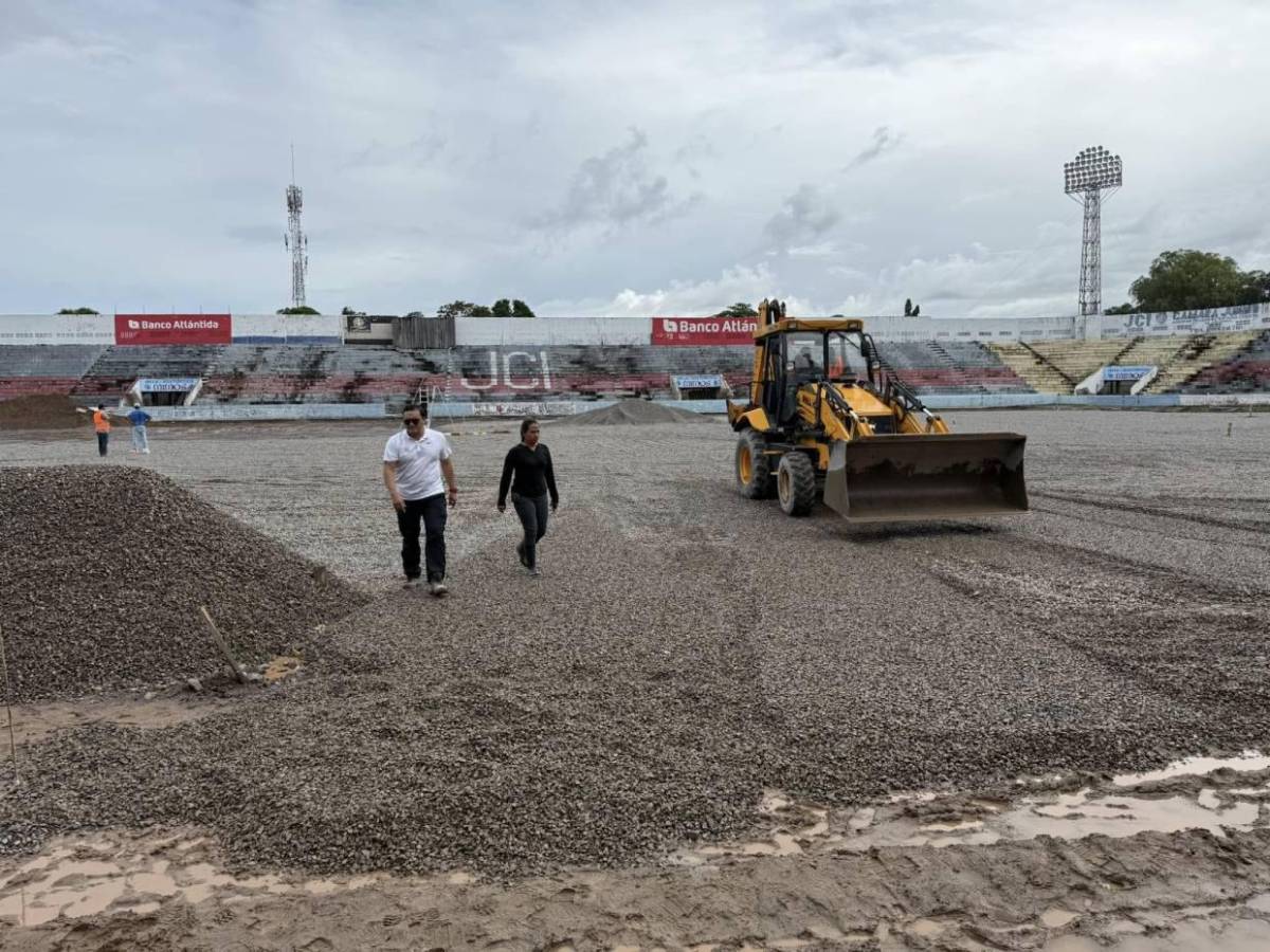 Así avanzan los trabajos de renovación en el estadio Ceibeño: Será una belleza