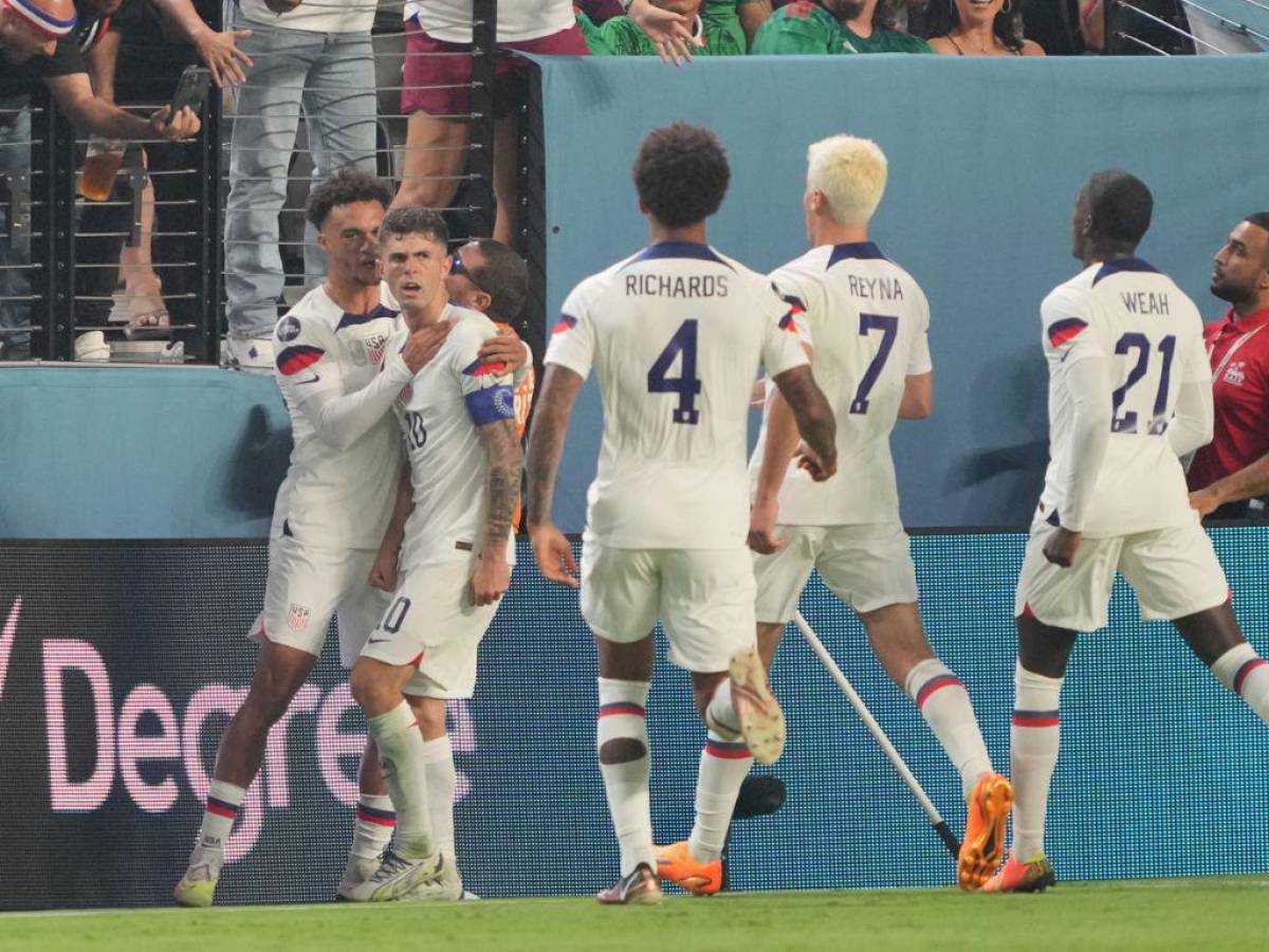 Estados Unidos golea 3-0 a México y clasifica a la final de la Liga de Naciones