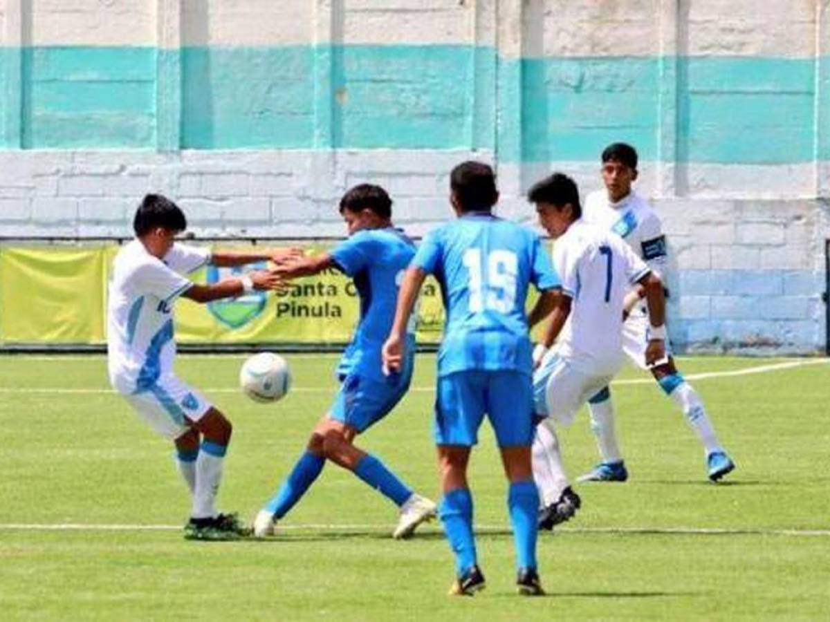 Sub-17 de Honduras gana 2-0 ante Guatemala en triangular amistosa