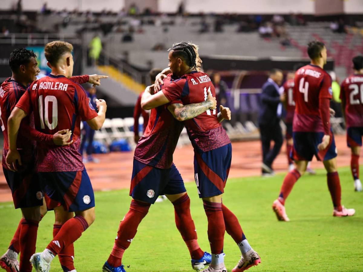 Costa Rica golea a Guadalupe en inicio de Liga de Naciones de Concacaf