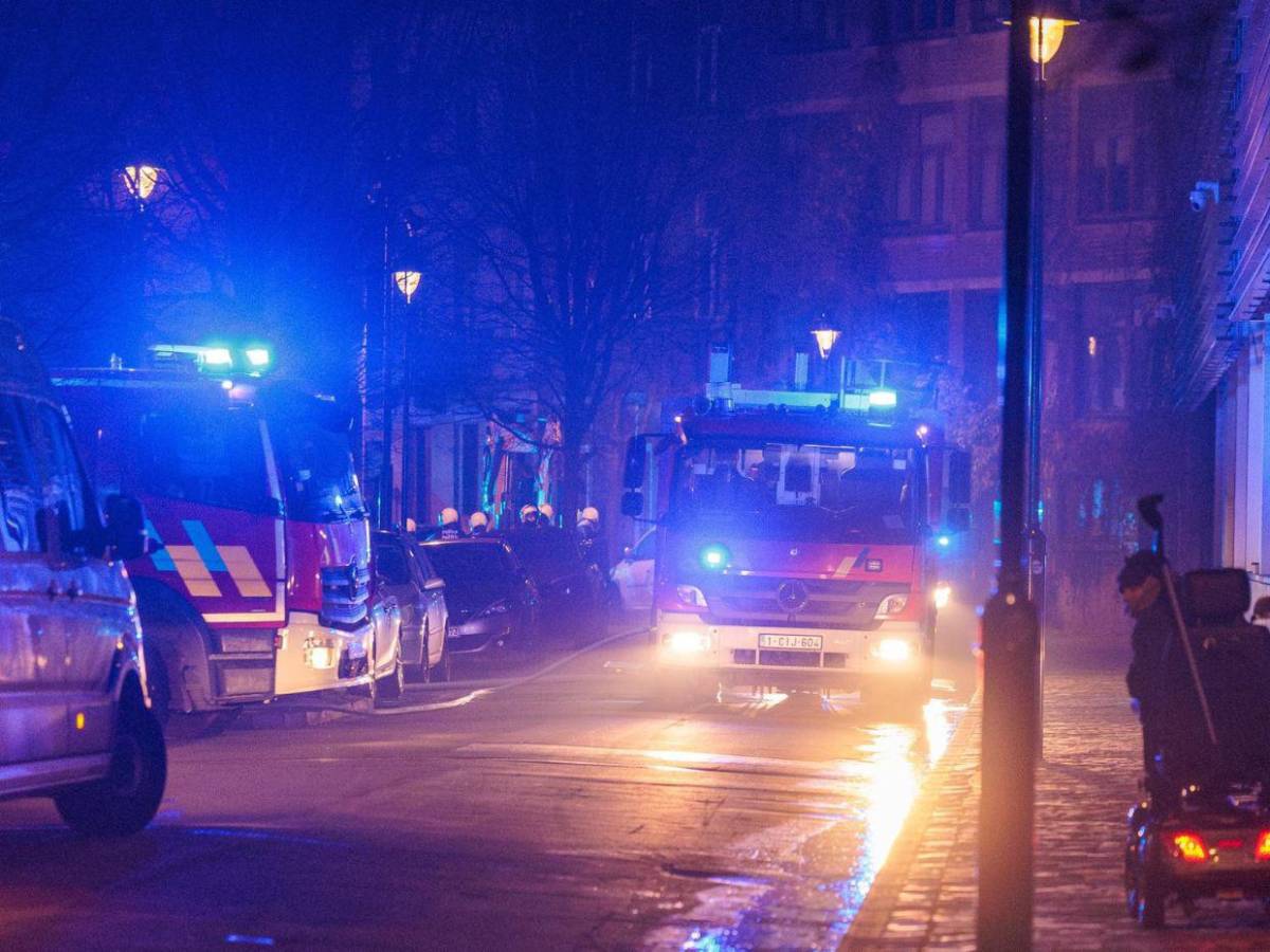 Celebración de Nochevieja termina en incendio en Bruselas, Bélgica