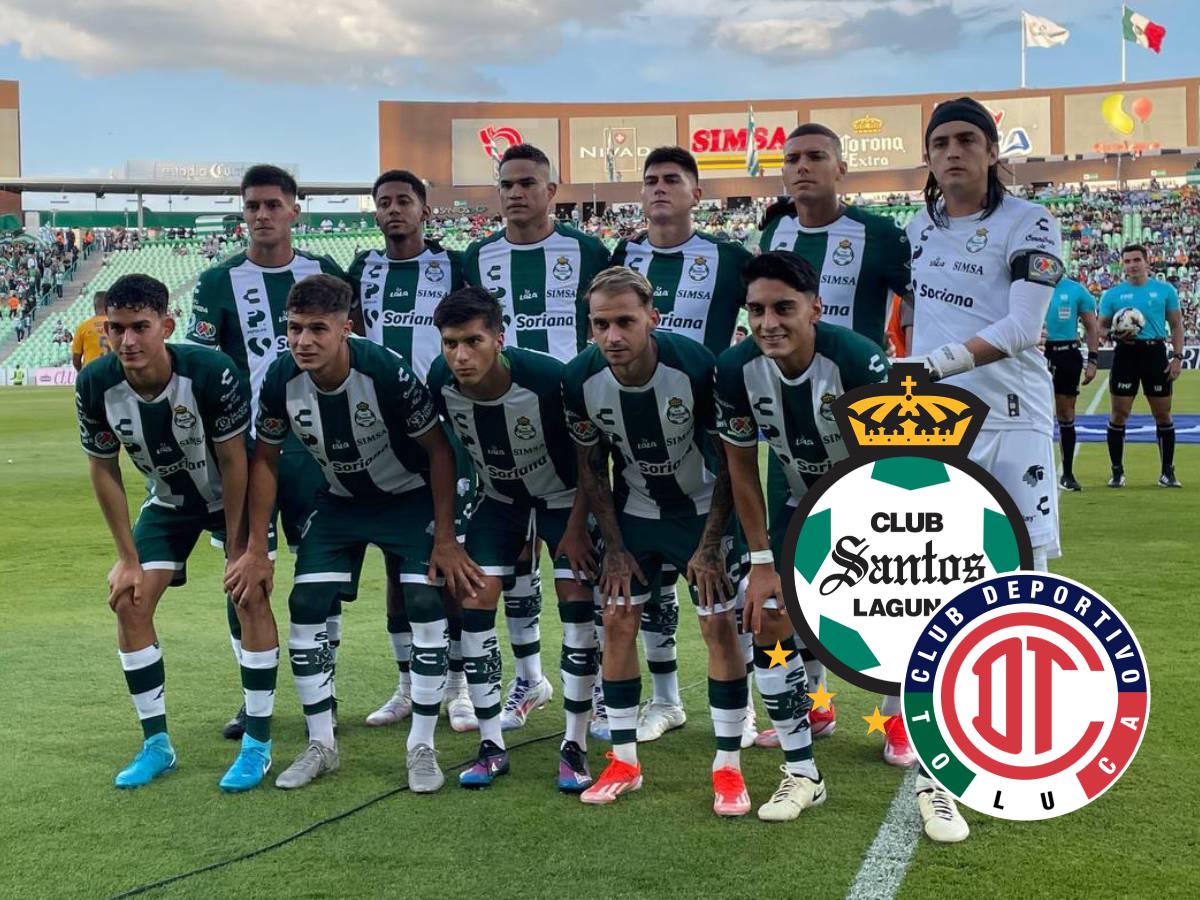 Santos Laguna vs Toluca EN VIVO: Hora, canal y dónde ver la jornada 9 de la Liga MX