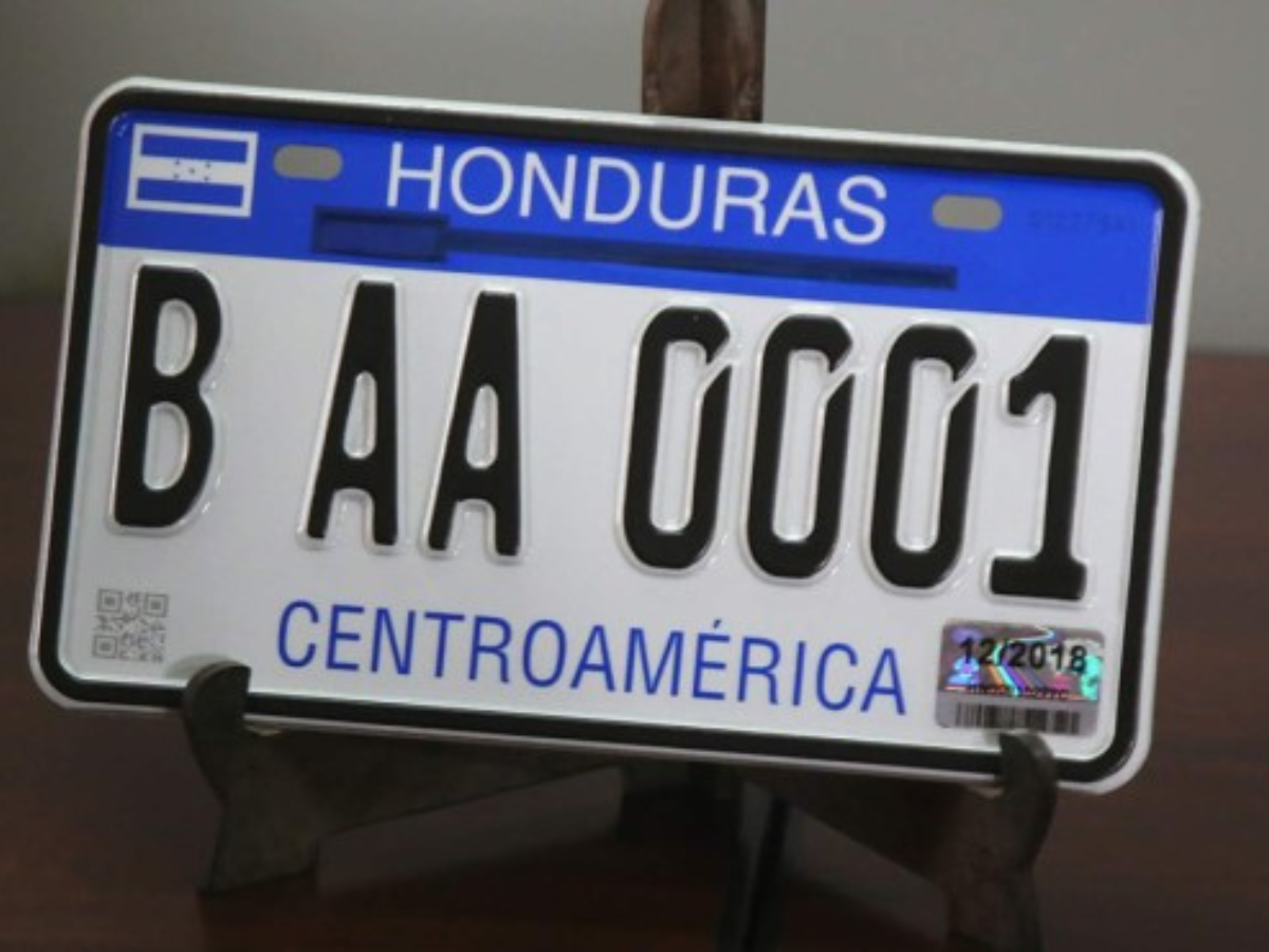 Placas vehiculares llegarán a Honduras para el 2025: Aquí la fecha