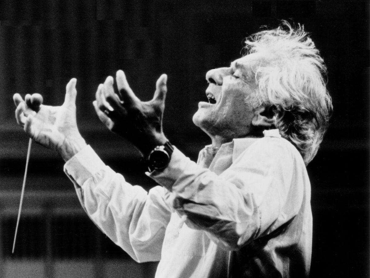 El compositor judío Leonard Bernstein.