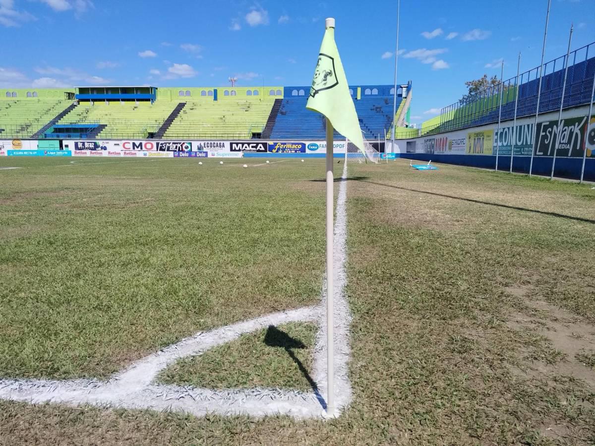 Comienzan los trabajos de cambio de engramillado en el estadio Juan Ramón Brevé