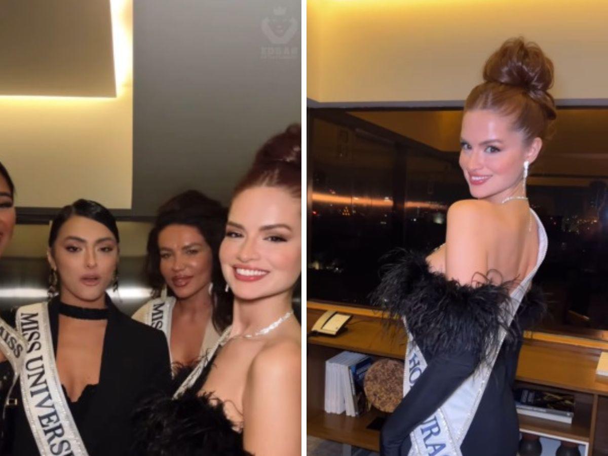 Stephanie Cam deslumbra con atrevido look en cena de Miss Universo