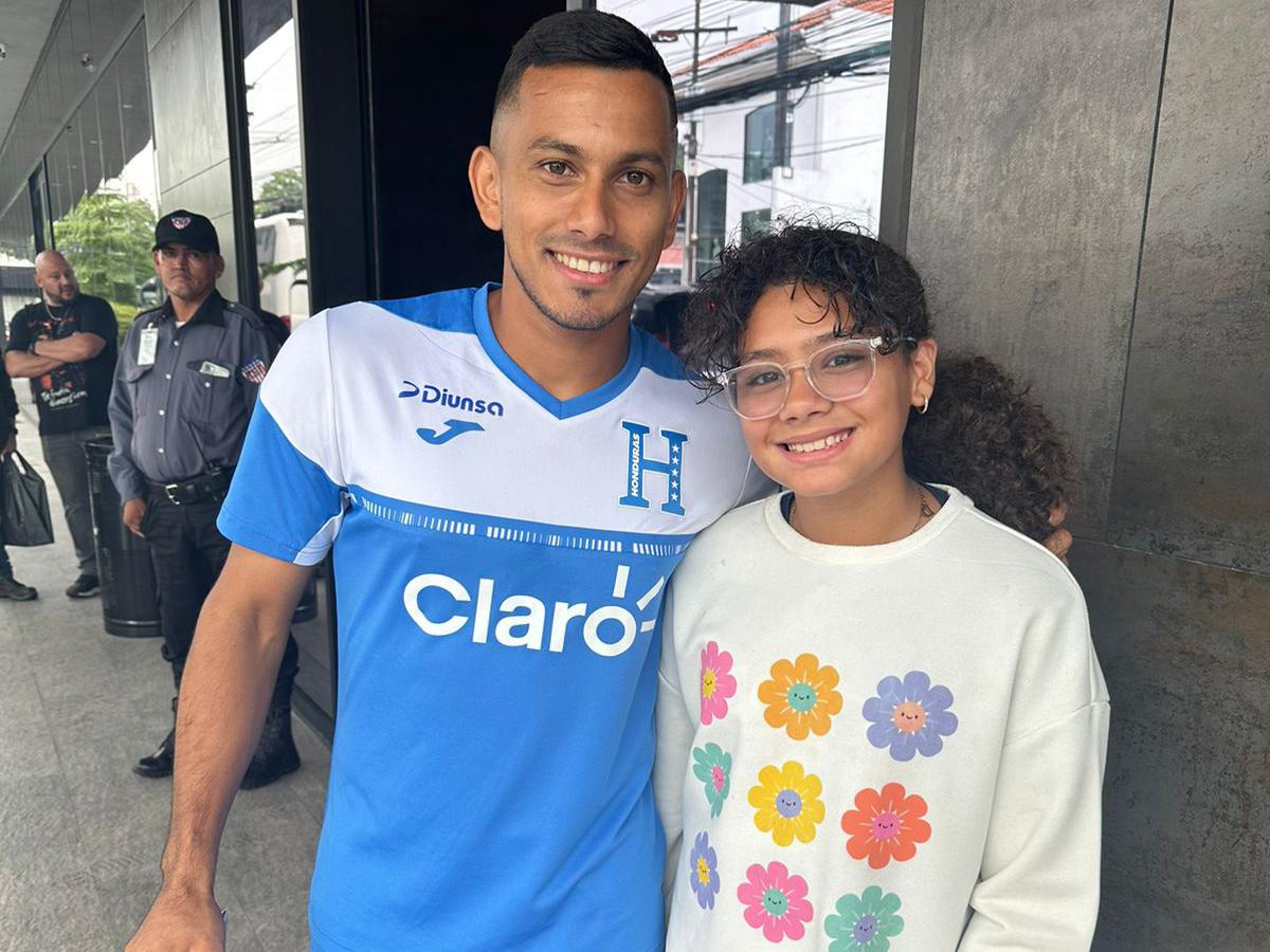 En fotos: Selección de Honduras recibe inesperada visita previo a partido ante México