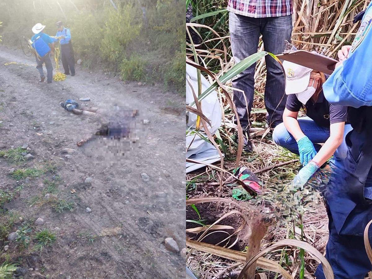 La cabeza del joven fue encontrada semienterrada a varios metros de donde quedó su cuerpo.