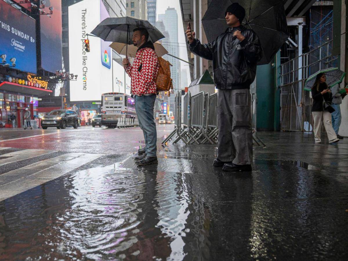 Primeras lluvias y nevadas en Nueva York: un alivio ante la grave crisis hídrica