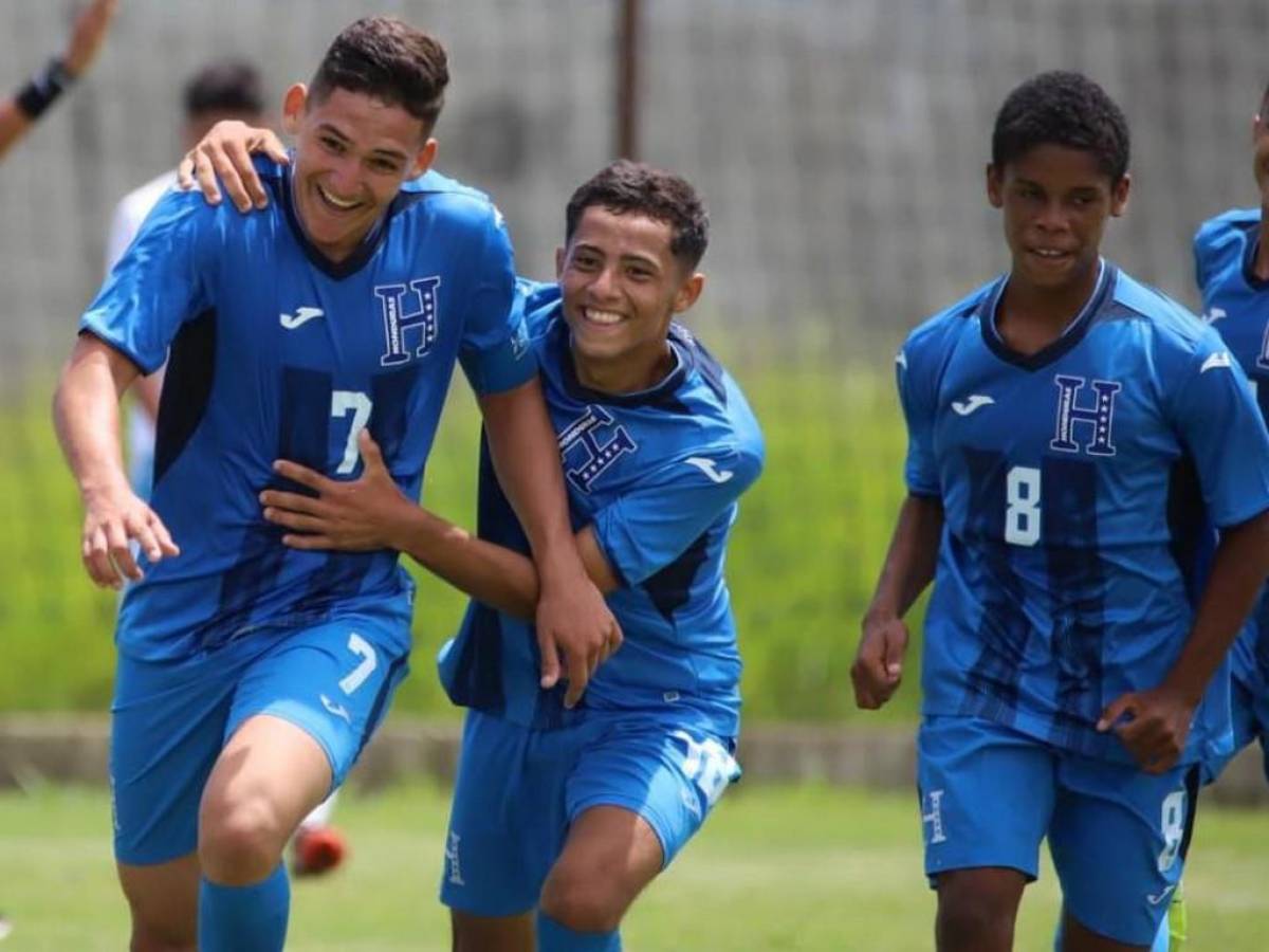 Sub-17 de Honduras gana 2-0 ante Guatemala en triangular amistosa