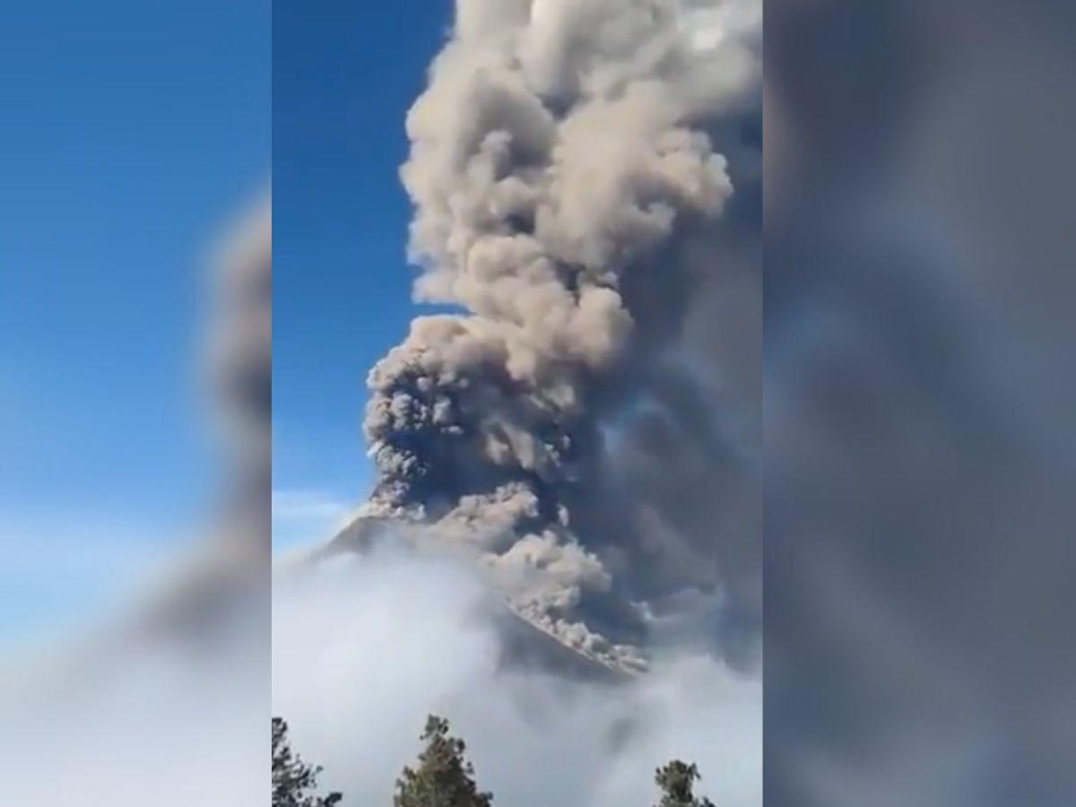 Más de mil evacuados por erupción de volcán de Fuego de Guatemala