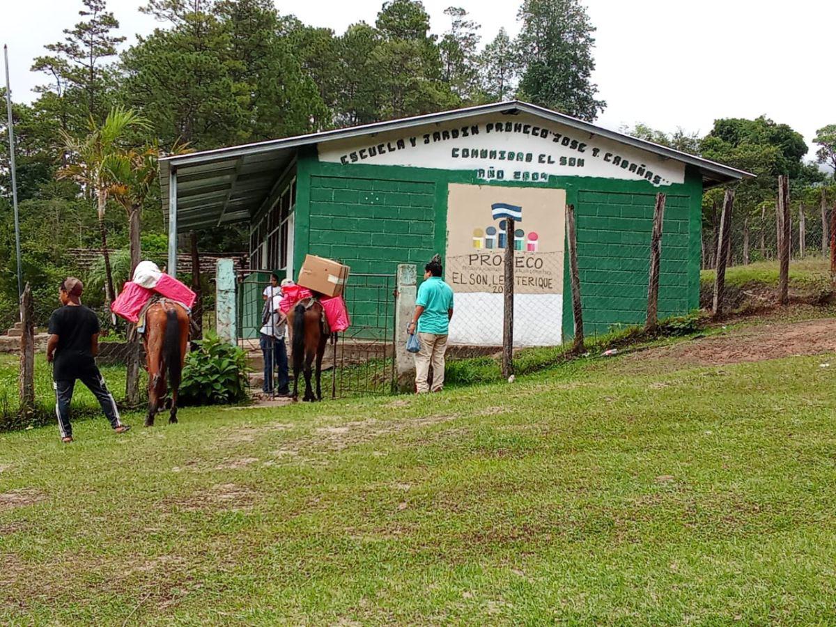 Maratón del Saber presente en la comunidad El Son, municipio de Lepaterique