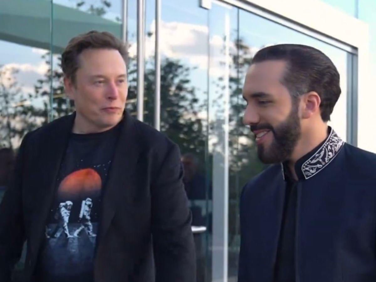 Así fue la reunión de Nayib Bukele, presidente de El Salvador, y Elon Musk