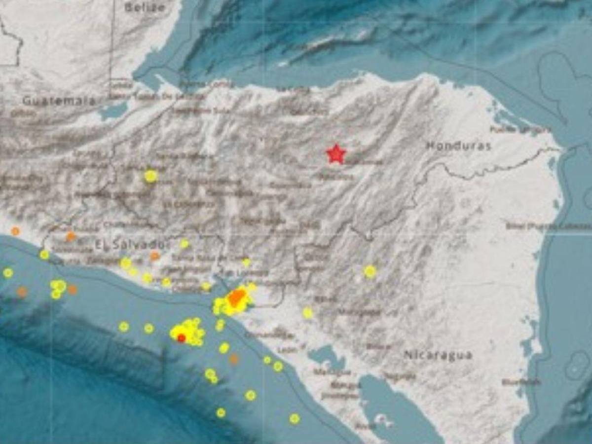 Sismo de 3.5 grados de magnitud sacude el departamento de Olancho