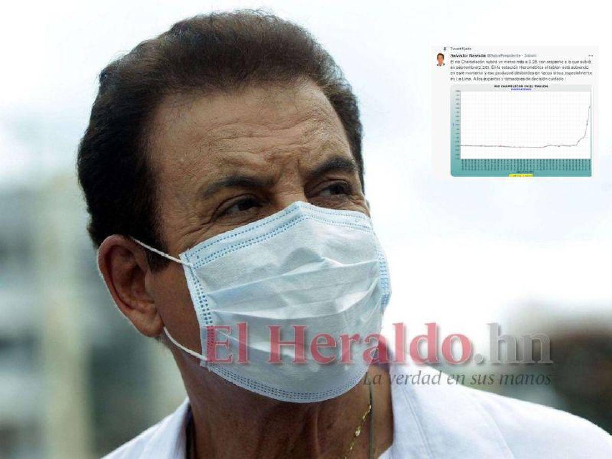 Salvador Nasralla advierte “cuidado” a tomadores de decisión por crecida en río Chamelecón