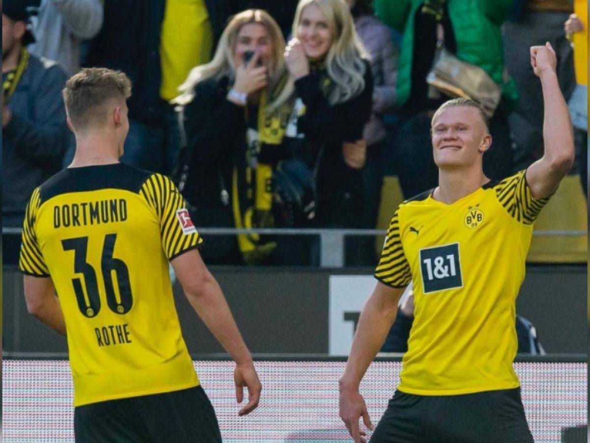 Borussia Dortmund endosa un ‘set’ al Wolfsburgo con doblete de Haaland