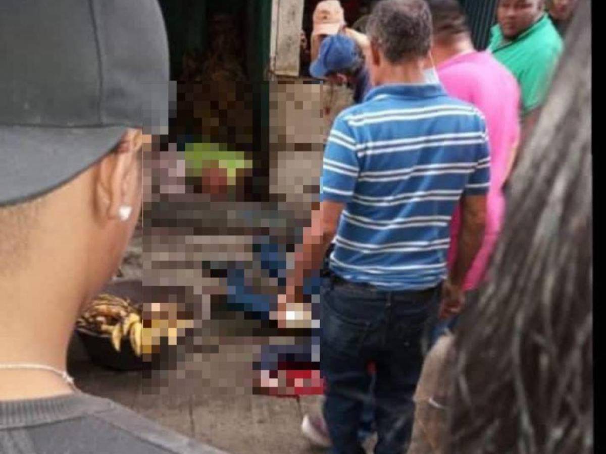 Asesinan a dos hombres en el mercado Zonal Belén de Comayagüela