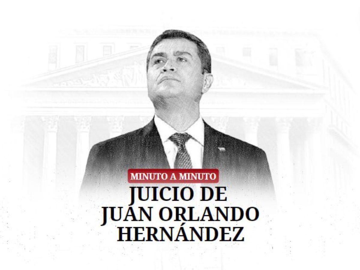 En vivo: noveno día del juicio de Juan Orlando Hernández en directo