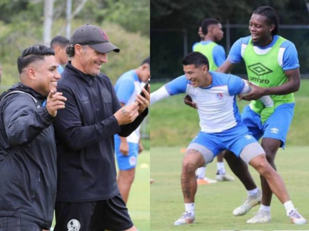 Troglio sorprende y se gana los aplausos en entreno de Olimpia antes de enfrentar al Olancho FC