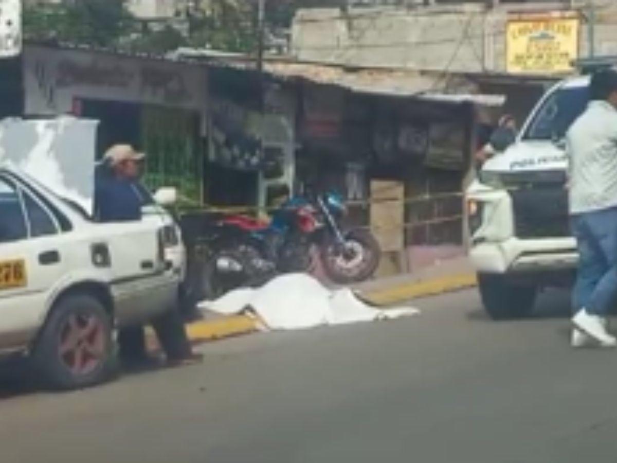 Matan a un hombre en el sector 1 de la colonia Villa Nueva de Tegucigalpa